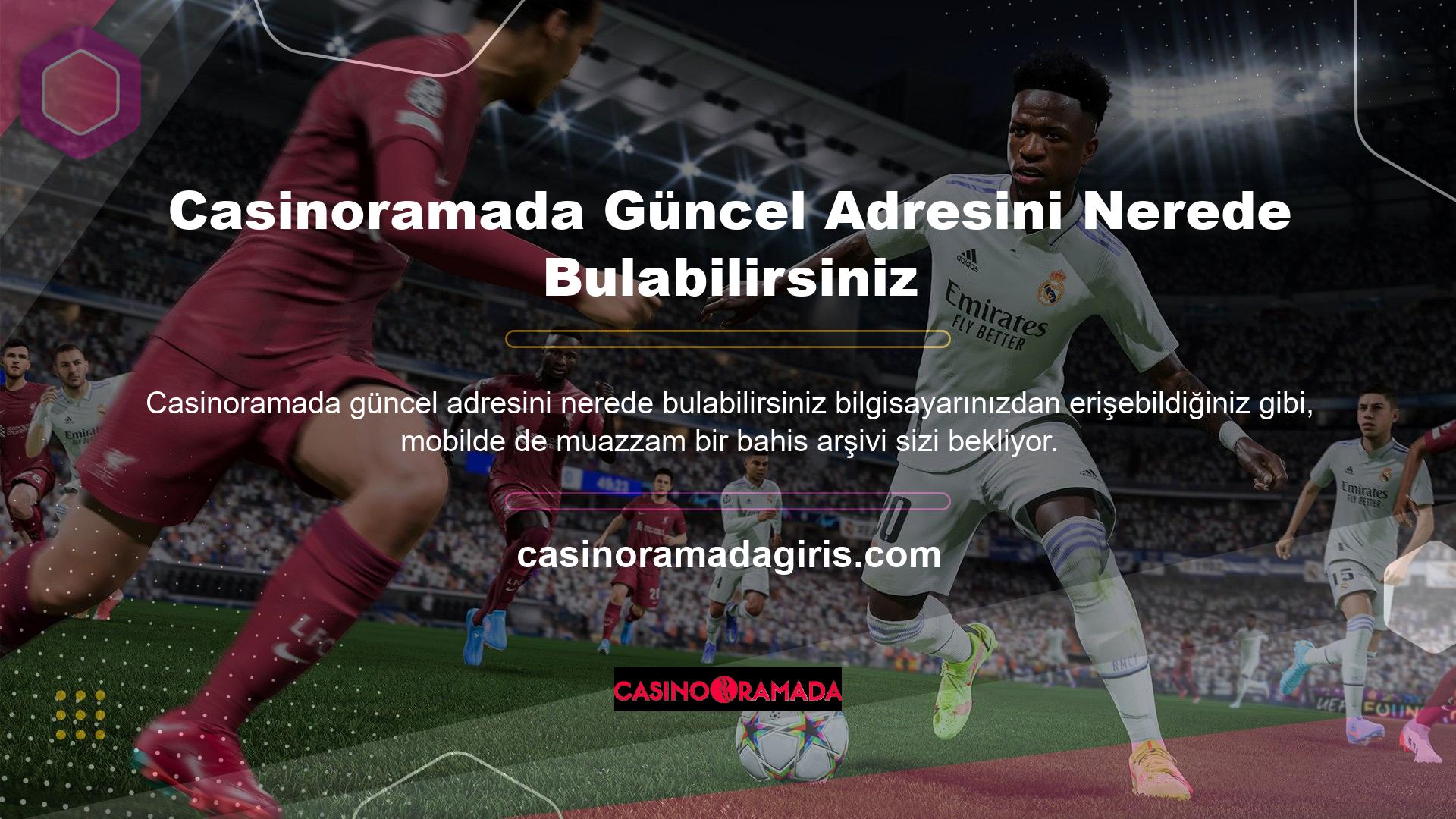 Mobil tasarımımız sayesinde, tüm kapsamlı bahis profillerine kolayca ulaşabilirsiniz