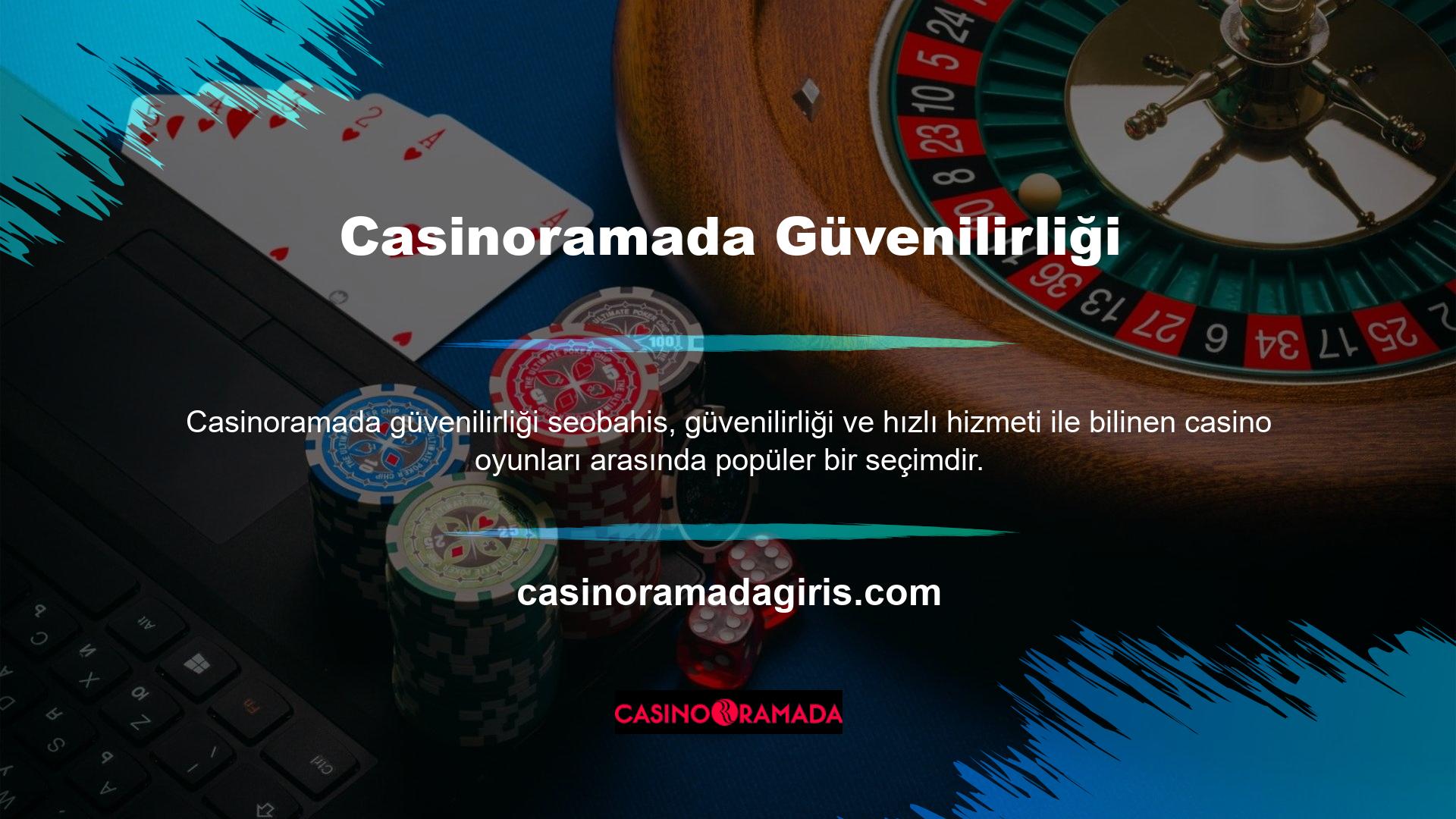 Casinoramada ürünlerinde kaydolma ve özel indirimlerin tadını çıkarma fırsatını kaçırmayın! Casinoramada, kusursuz çalışan ve güvenilir bir deneyim sağlayan sorunsuz web sayfalarıyla bilinir
